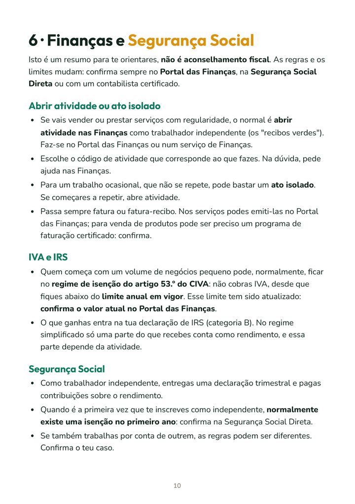 Página de Rendimento Extra
