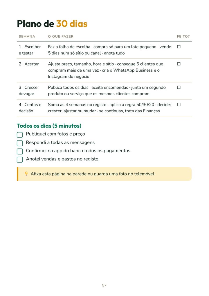 Página de Rendimento Extra